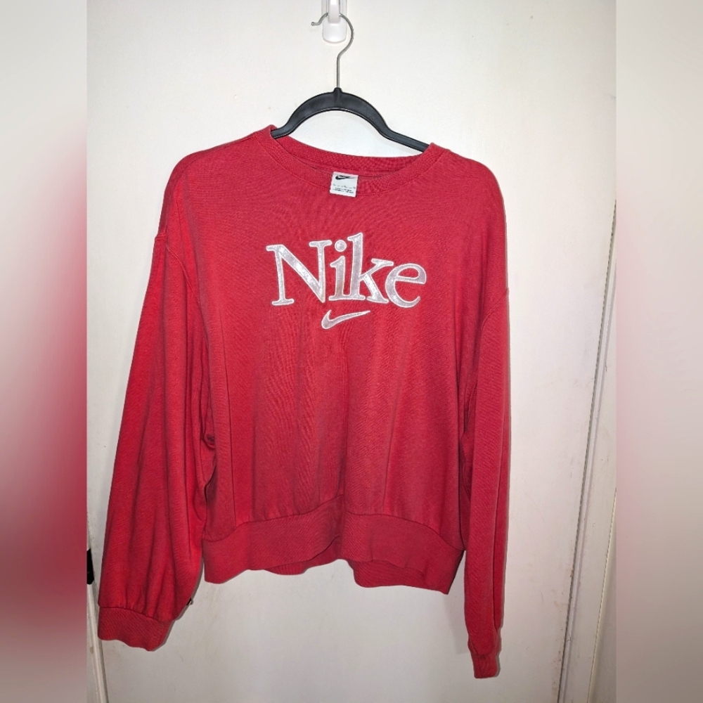 Nike Women's Bold Peach Crew Neck Sweater